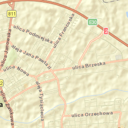 Biała Podlaska Street Map