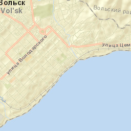 Vol’sk Street Map