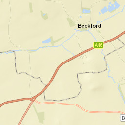 Back Lane, Tewkesbury, Worcestershire Street Map