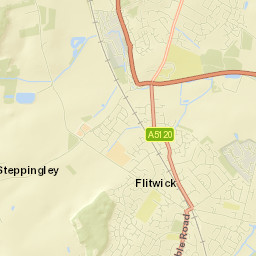 Flitwick Street Map