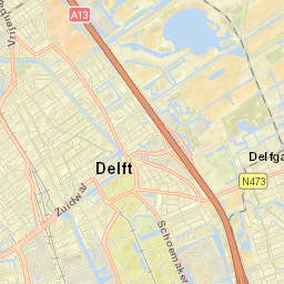 Delft Street Map
