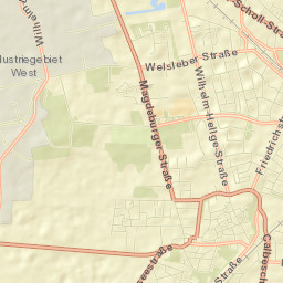 Schönebeck Street Map