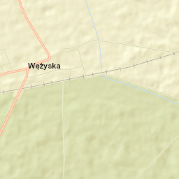 Powiat krośnieński Street Map