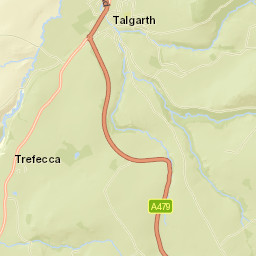 Talgarth Street Map