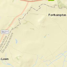 Bishop's Walk, Gloucester, Gloucestershire Street Map