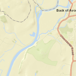 Tewkesbury Street Map