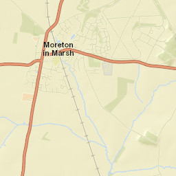 Moreton in Marsh Street Map