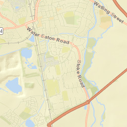 Bletchley Street Map