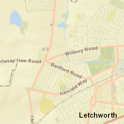 Letchworth Garden City Street Map