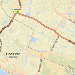 Hoek van Holland Street Map