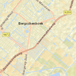 Bergschenhoek Street Map