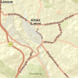 Alfeld Street Map