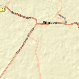 Jüterbog Street Map