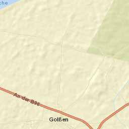 Golßen Street Map