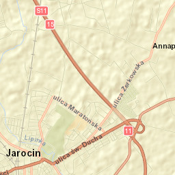 Jarocin Street Map