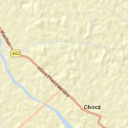 Chocz Street Map