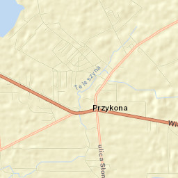 Przykona Street Map