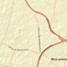 Mszczonów Street Map
