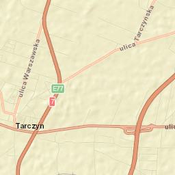 Tarczyn Street Map