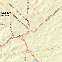 Międzyrzec Podlaski Street Map