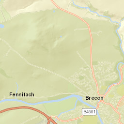 Brecon Street Map