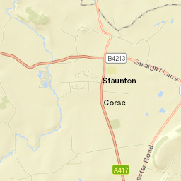 Corse Street Map