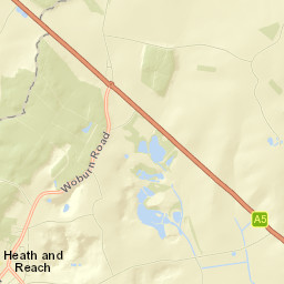 Heath and Reach Street Map