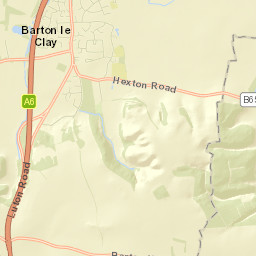 Barton-le-Clay Street Map