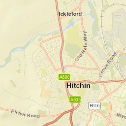 Hitchin Street Map
