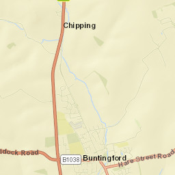 Buntingford Street Map
