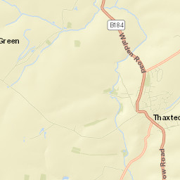 Thaxted Street Map