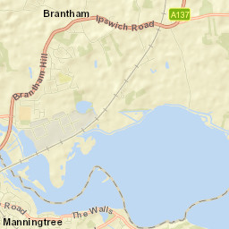 Manningtree Street Map