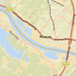 Rhenen Street Map