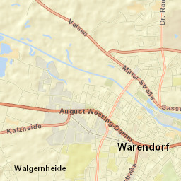 Warendorf Street Map