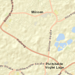 Regierungsbezirk Detmold Street Map