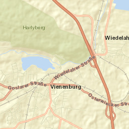 Vienenburg Street Map