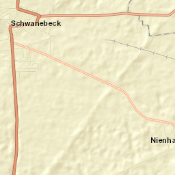 Schwanebeck Street Map