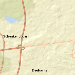 Schenkendöbern Street Map