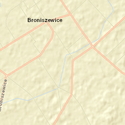 Broniszewice Street Map