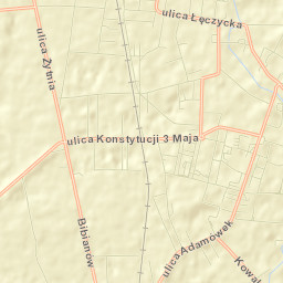 Ozorków Street Map