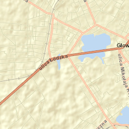 Głowno Street Map