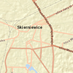 Skierniewice Street Map