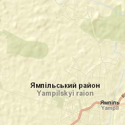 Yampil’ Street Map