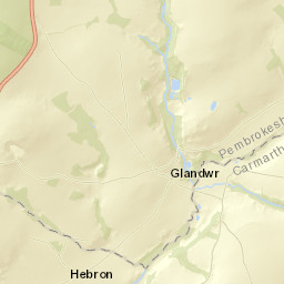 Glandwr Street Map