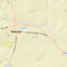 Newent Street Map