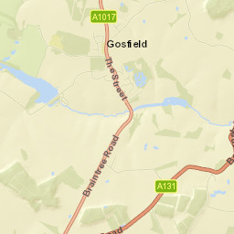 Gosfield Street Map