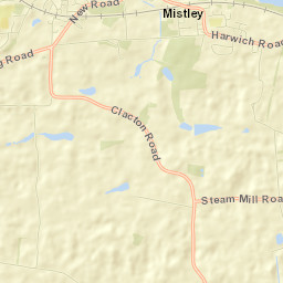 Mistley Street Map