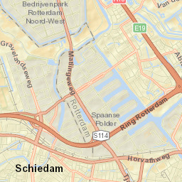 Overschie Street Map