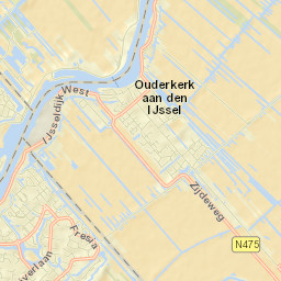 Ouderkerk aan den IJssel Street Map