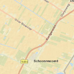 Schoonrewoerd Street Map